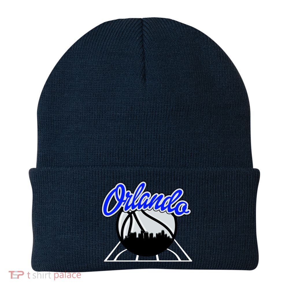 Orlando Basketball Skyline Knit Cap Winter Beanie