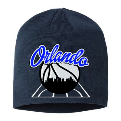 Orlando Basketball Skyline Sustainable Beanie