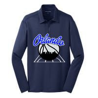 Orlando Basketball Skyline Silk Touch Performance Long Sleeve Polo