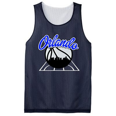 Orlando Basketball Skyline Mesh Reversible Basketball Jersey Tank