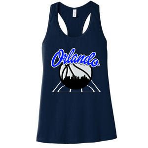 Orlando Basketball Skyline Women's Racerback Tank