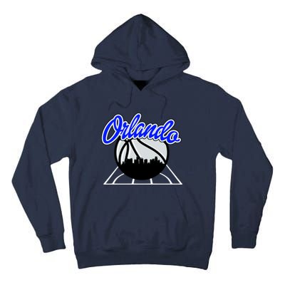 Orlando Basketball Skyline Tall Hoodie