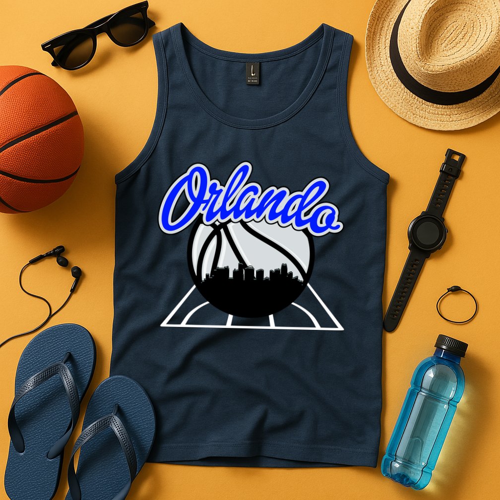 Orlando Basketball Skyline Tank Top