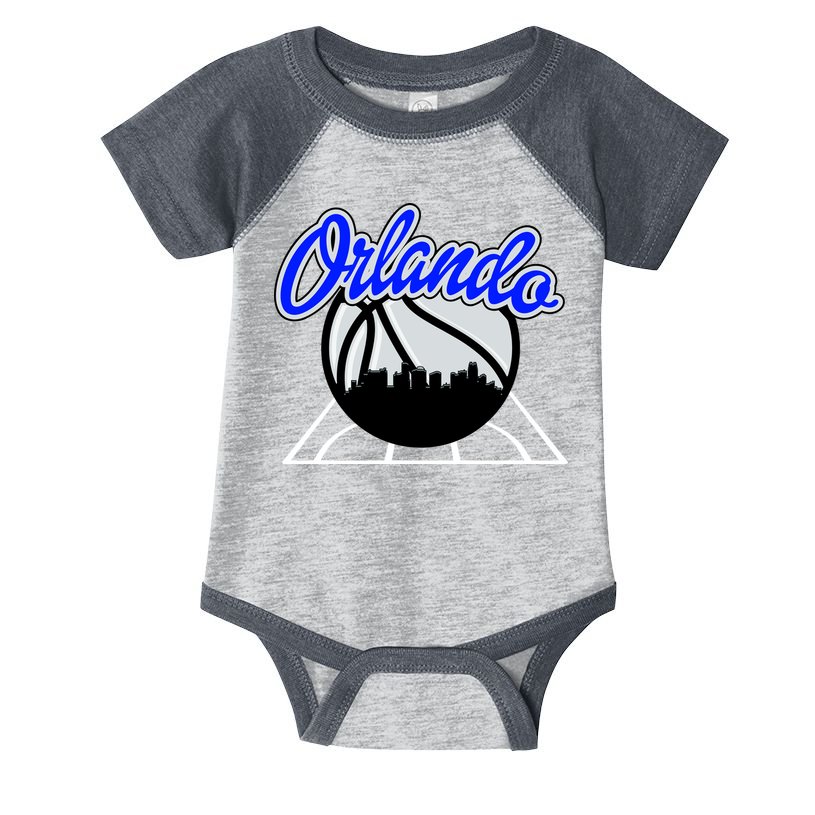 Orlando Basketball Skyline Infant Baby Jersey Bodysuit