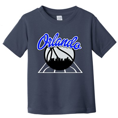 Orlando Basketball Skyline Toddler T-Shirt