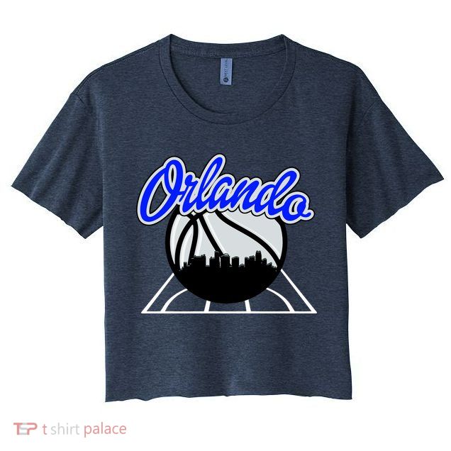 Orlando Basketball Skyline Crop Top