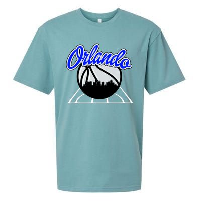 Orlando Basketball Skyline Sueded Cloud Jersey T-Shirt