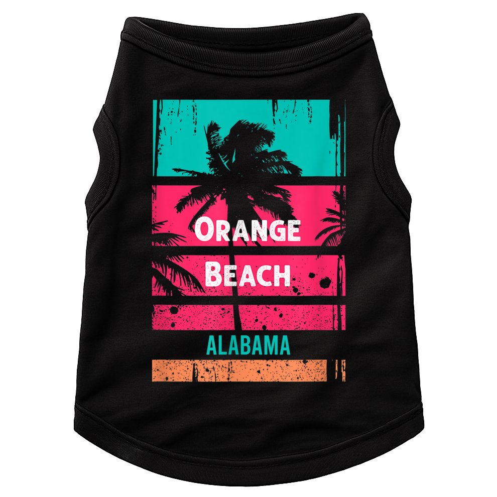 Orange Beach Souvenir Alabama Reminder Doggie Tank