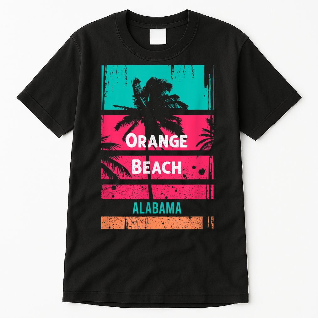 Orange Beach Souvenir Alabama Reminder Tall T-Shirt