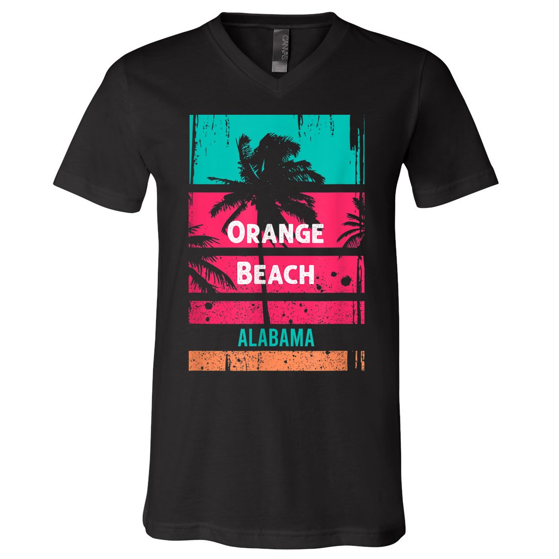 Orange Beach Souvenir Alabama Reminder V-Neck T-Shirt