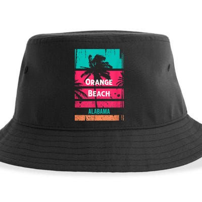 Orange Beach Souvenir Alabama Reminder Sustainable Bucket Hat