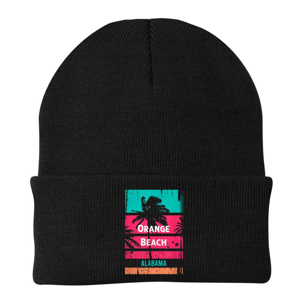 Orange Beach Souvenir Alabama Reminder Beanie