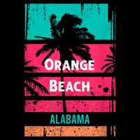 Orange Beach Souvenir Alabama Reminder 16 in Basic Backpack