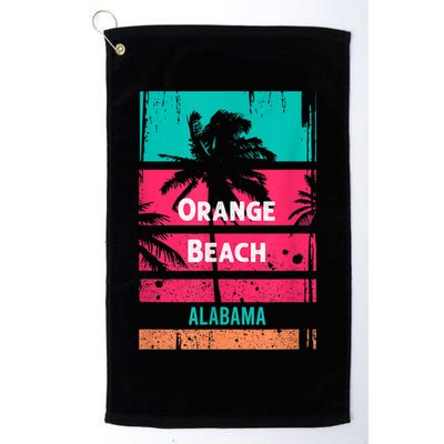 Orange Beach Souvenir Alabama Reminder Golf Towel