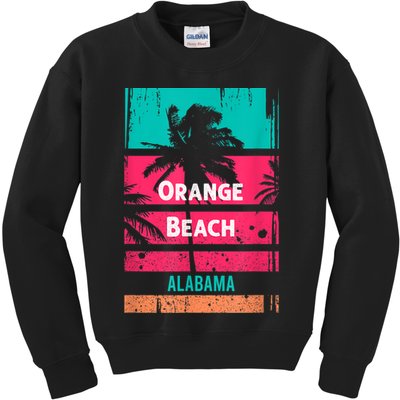 Orange Beach Souvenir Alabama Reminder Kids Sweatshirt