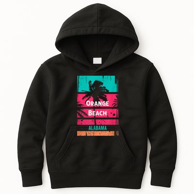 Orange Beach Souvenir Alabama Reminder Kids Hoodie