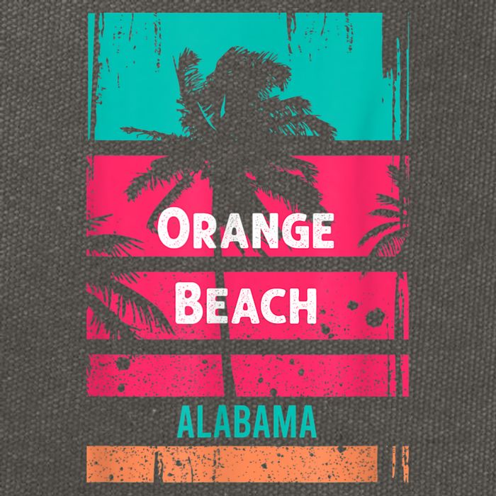 Orange Beach Souvenir Alabama Reminder Cotton Canvas Backpack