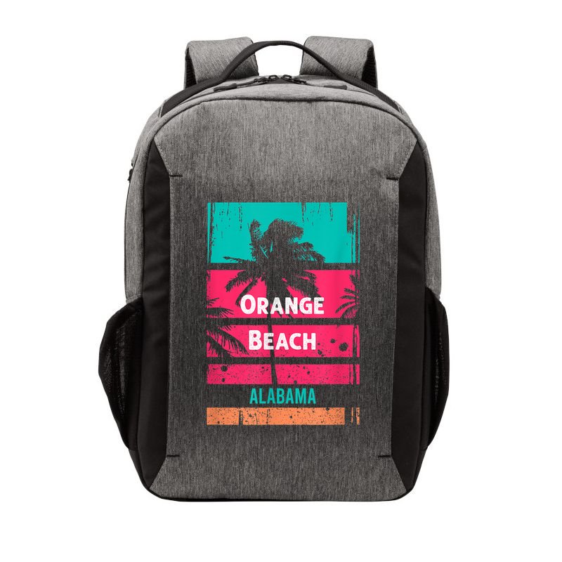 Orange Beach Souvenir Alabama Reminder Vector Backpack
