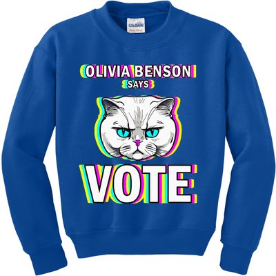 Olivia Benson Says Vote Kids Sweatshirt