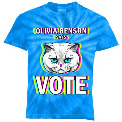 Olivia Benson Says Vote Kids Tie-Dye T-Shirt