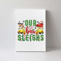 Our Bus Sleighs Bus Driver Christmas Bus Driver Xmas Party Canvas