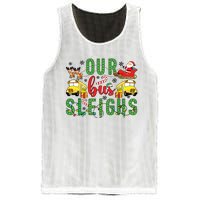 Our Bus Sleighs Bus Driver Christmas Bus Driver Xmas Party Mesh Reversible Basketball Jersey Tank