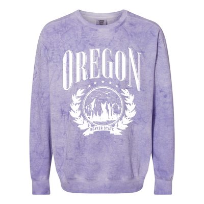 Oregon Beaver State Colorblast Crewneck Sweatshirt