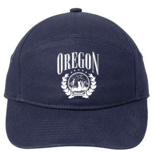 Oregon Beaver State 7-Panel Snapback Hat