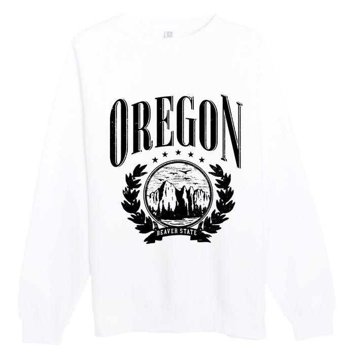 Oregon Beaver State Premium Crewneck Sweatshirt