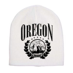 Oregon Beaver State Short Acrylic Beanie