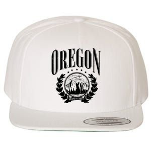 Oregon Beaver State Wool Snapback Cap