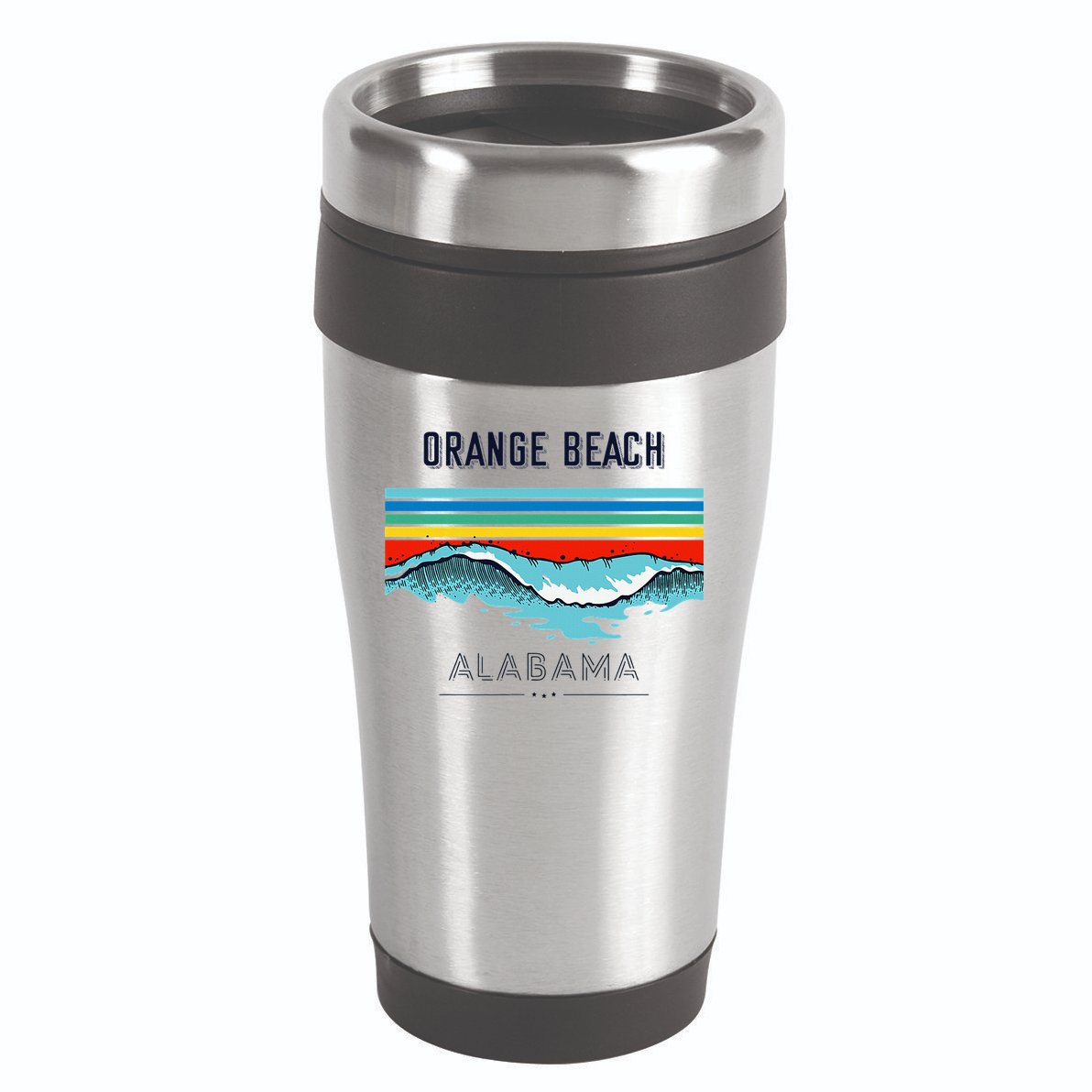 Orange Beach Souvenir Alabama Reminder 16oz Travel Tumbler