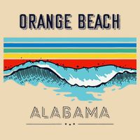 Orange Beach Souvenir Alabama Reminder Drawstring Bag