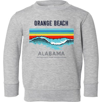 Orange Beach Souvenir Alabama Reminder Toddler Sweatshirt