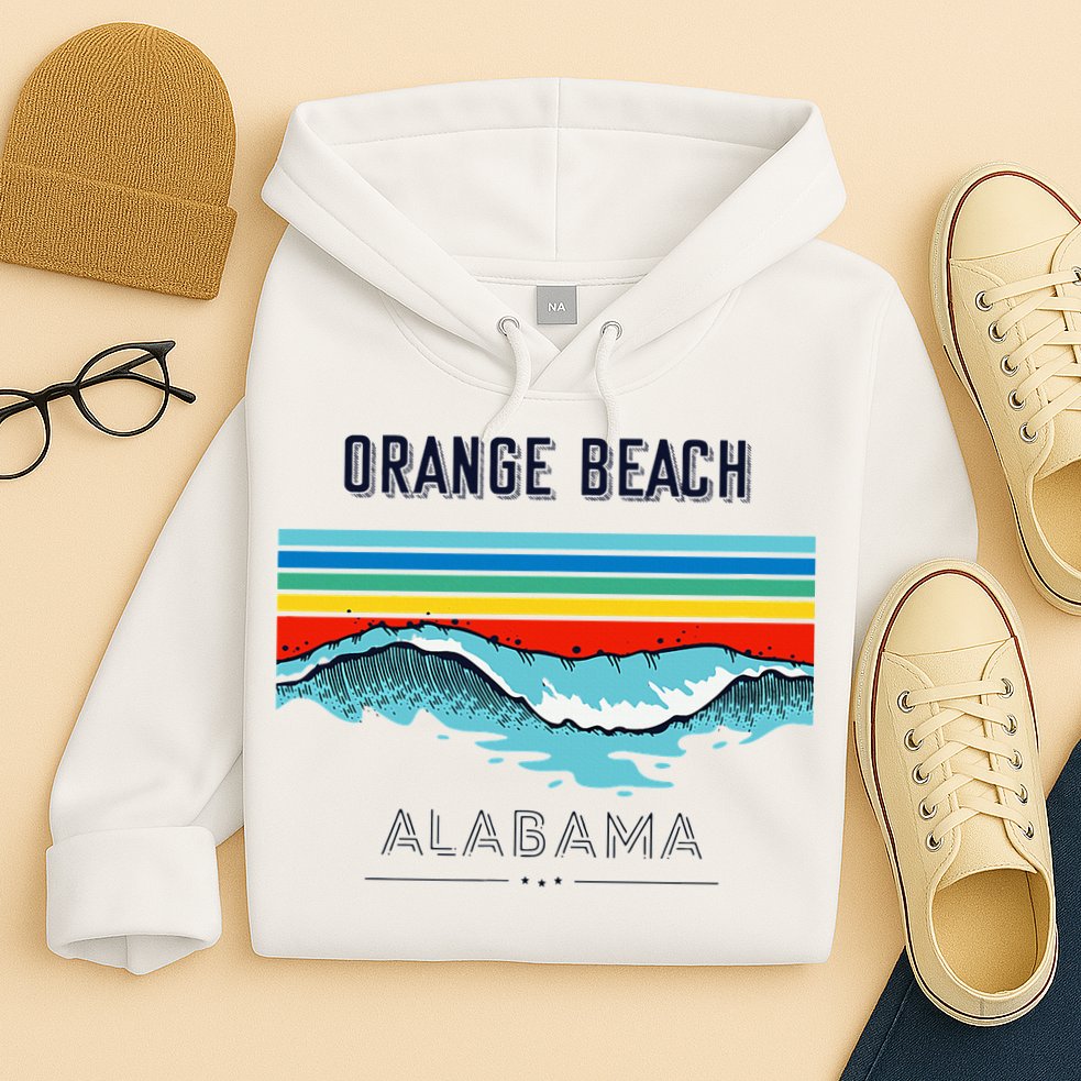 Orange Beach Souvenir Alabama Reminder Hoodie