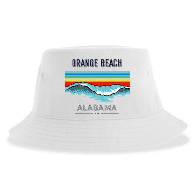 Orange Beach Souvenir Alabama Reminder Sustainable Bucket Hat