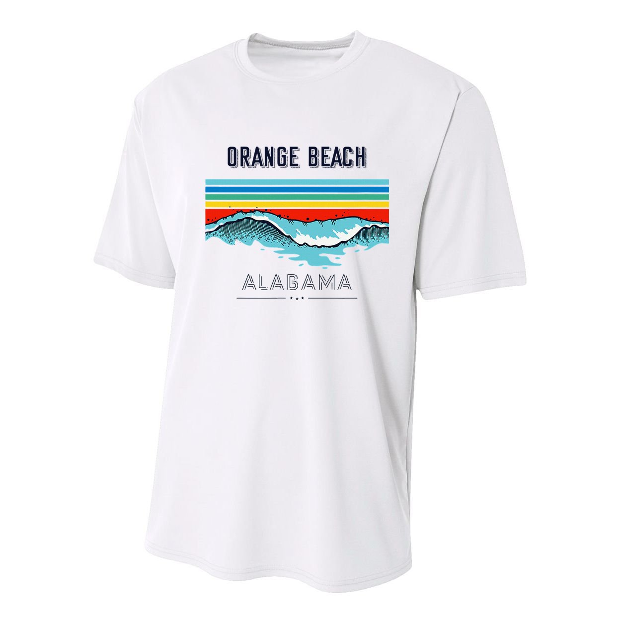 Orange Beach Souvenir Alabama Reminder Youth Performance Sprint T-Shirt