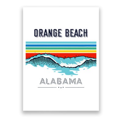 Orange Beach Souvenir Alabama Reminder Poster