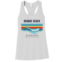 Orange Beach Souvenir Alabama Reminder Women's Racerback Tank