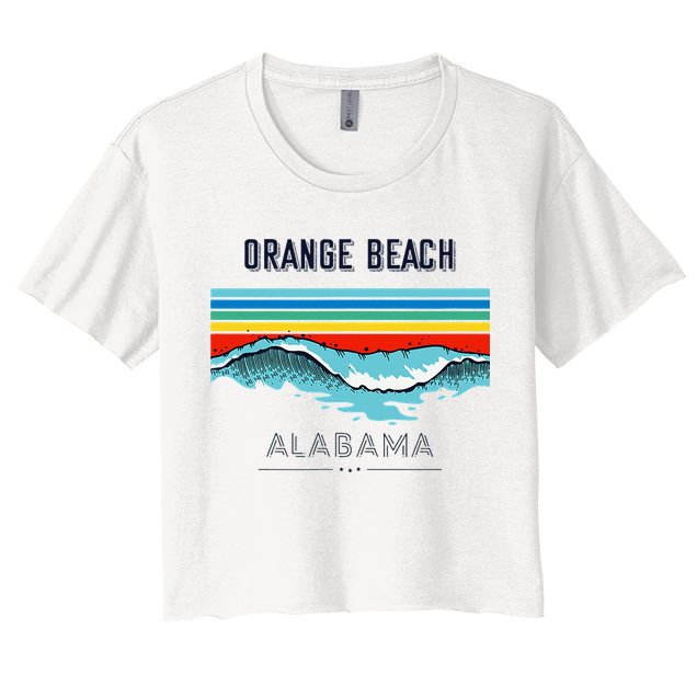 Orange Beach Souvenir Alabama Reminder Crop Top