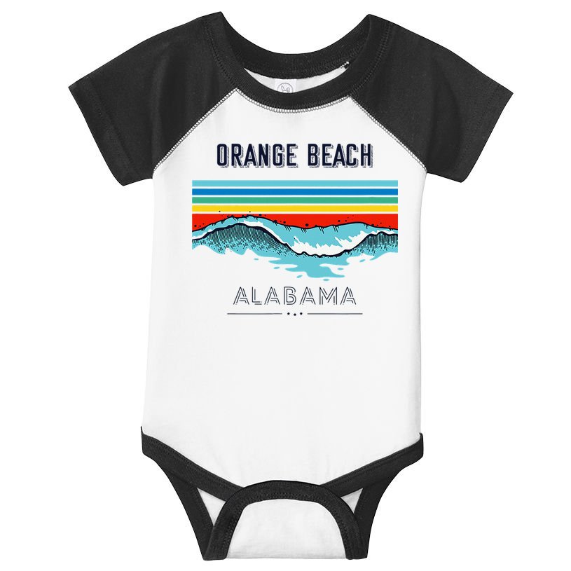 Orange Beach Souvenir Alabama Reminder Infant Baby Jersey Bodysuit
