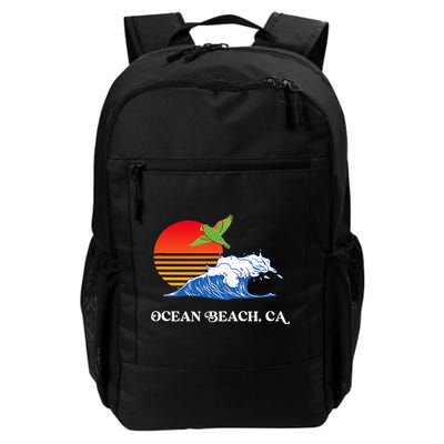 Ocean Beach San Diego California Sunset Ob Parrot Backpack