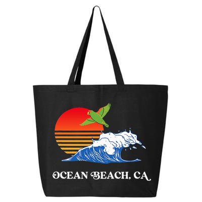 Ocean Beach San Diego California Sunset Ob Parrot 25L Jumbo Tote