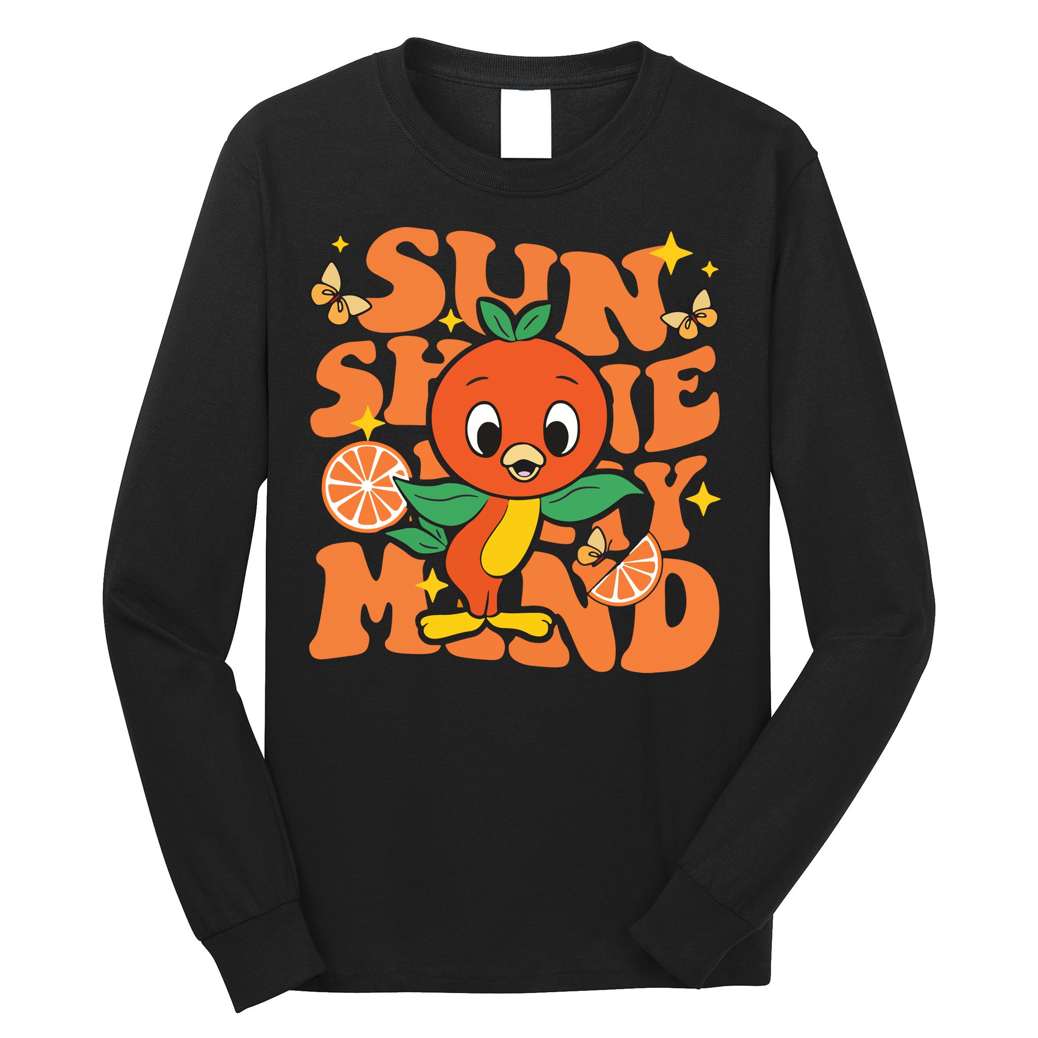 Orange Bird Sunshine Long Sleeve Shirt