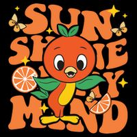 Orange Bird Sunshine Bucket Hat