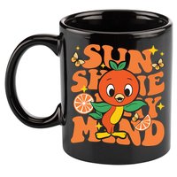 Orange Bird Sunshine 11oz C Handle Ceramic Mug