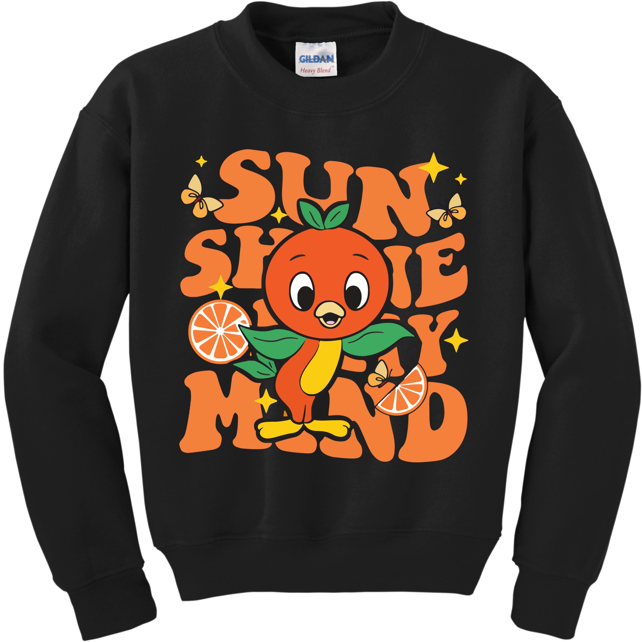 Orange Bird Sunshine Kids Sweatshirt