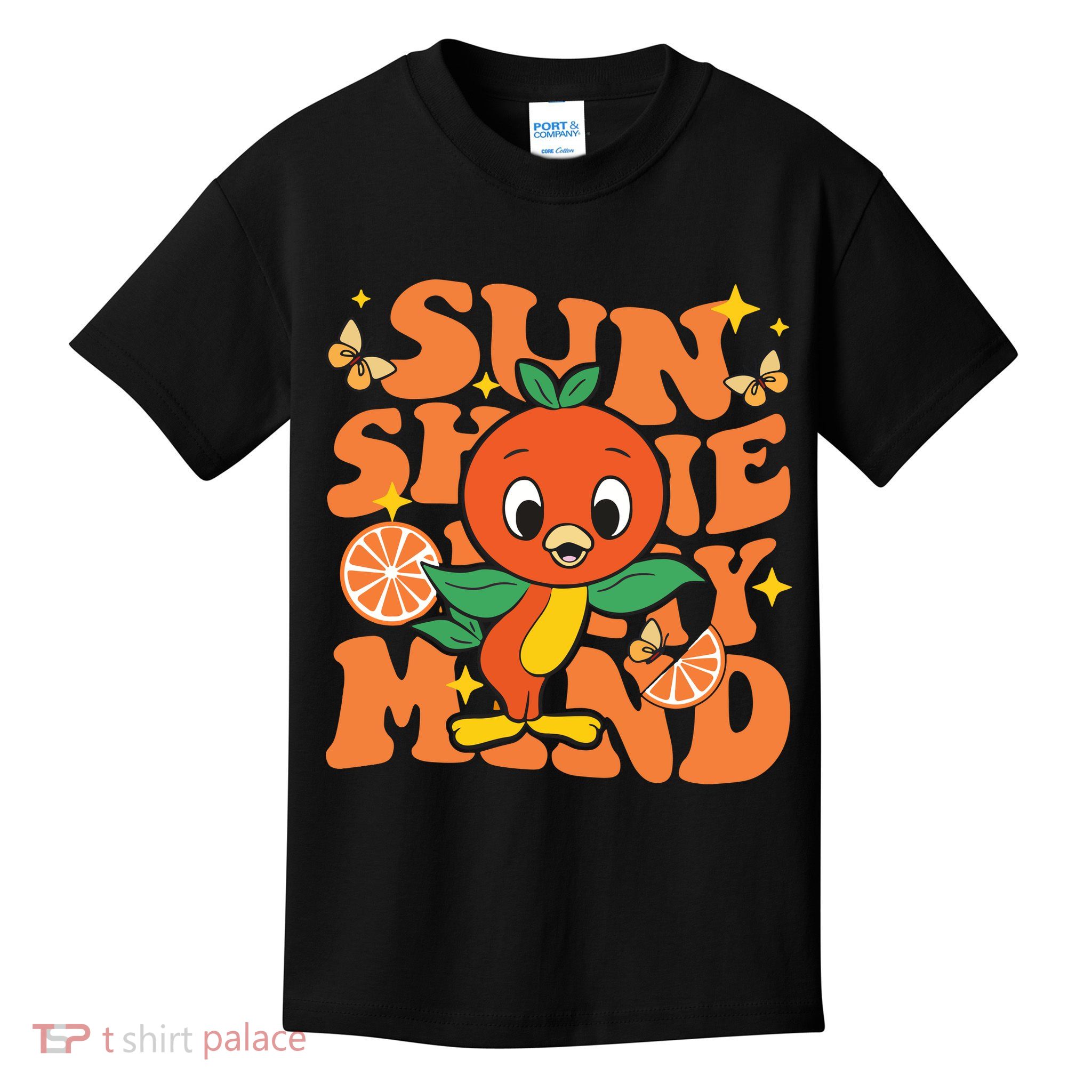 Orange Bird Sunshine Kids T-Shirt