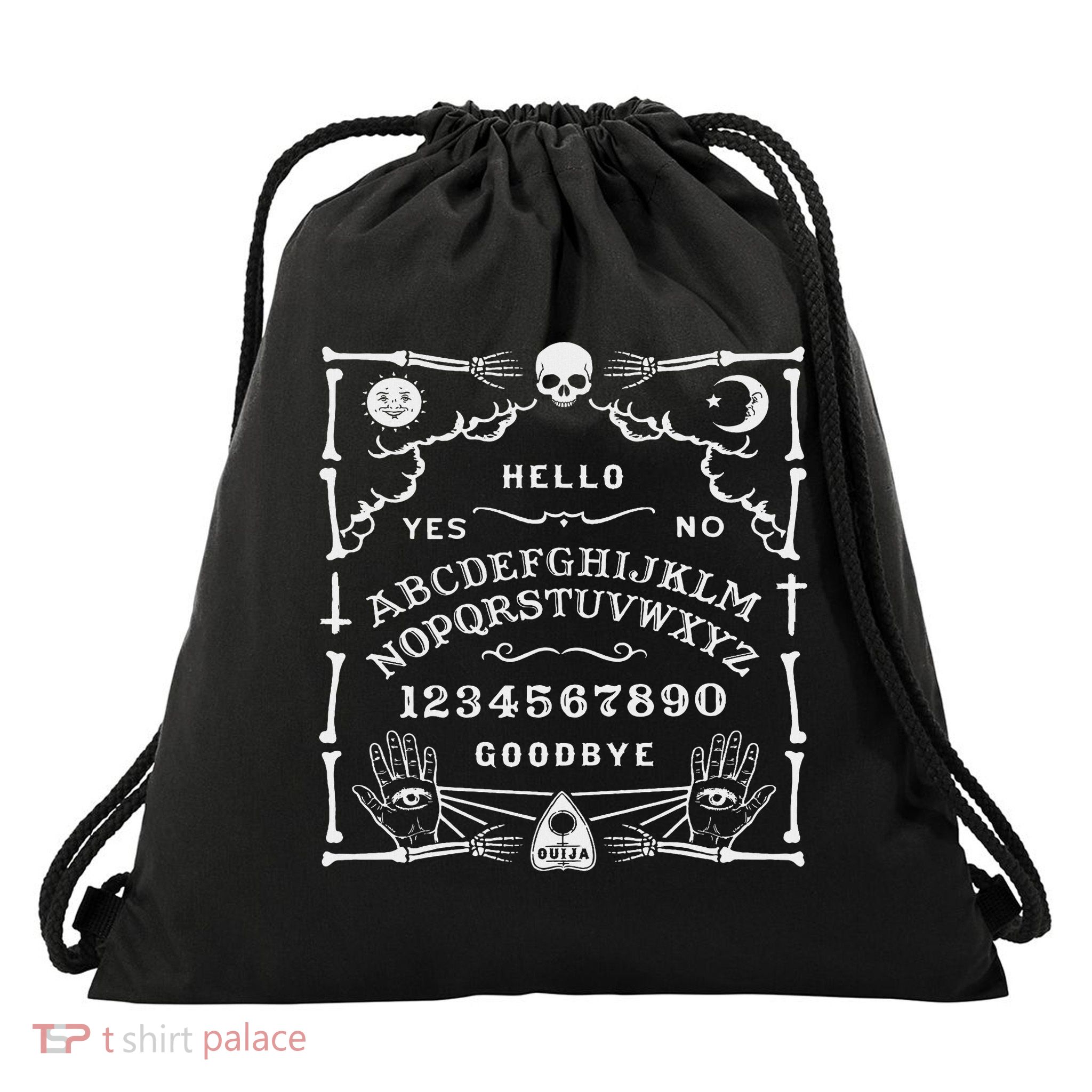 Ouija Board Spirit Board Drawstring Bag