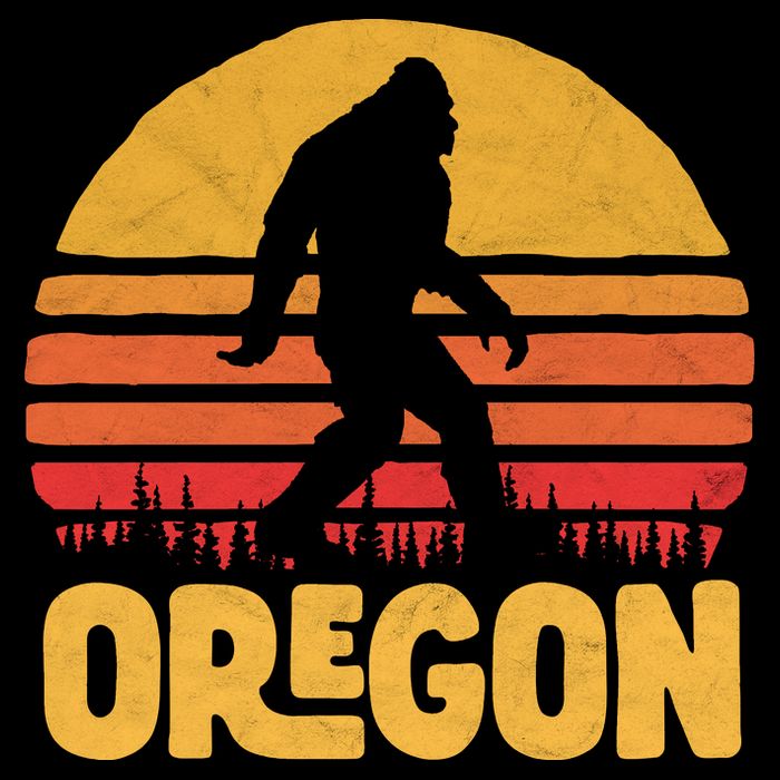 Oregon Bigfoot Sasquatch & Sun Impact Tech Backpack